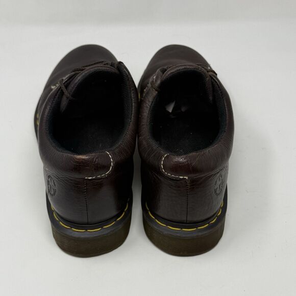 Dr Martens Boston Shoes Mens 10 Brown Leather 4 Eye Lace Up Oxford Casual Unisex main image 7